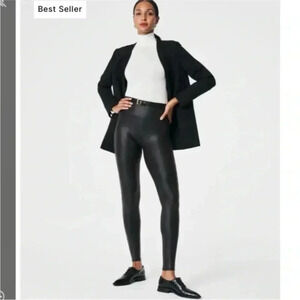 Spanx faux leather leggings